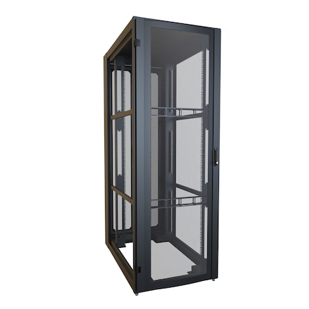 Hammond 45U 30W 48D BLK DATA CABINET H13045U48BK